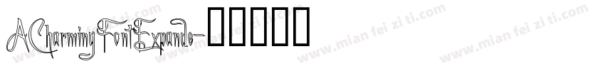 ACharmingFontExpande字体转换