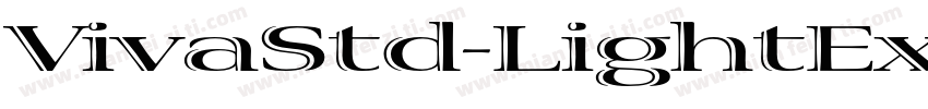 VivaStd-LightExtraExtended字体转换