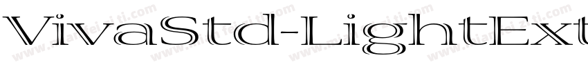 VivaStd-LightExtraExtended字体转换