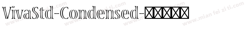 VivaStd-Condensed字体转换
