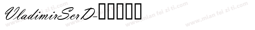 VladimirScrD字体转换