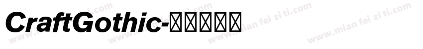 CraftGothic字体转换