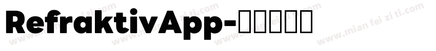 RefraktivApp字体转换