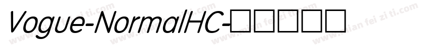 Vogue-NormalHC字体转换