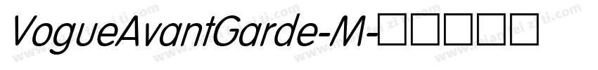 VogueAvantGarde-M字体转换