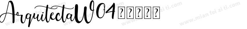 ArquitectaW04字体转换