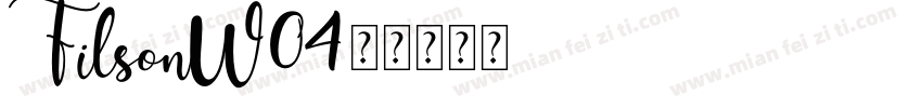 FilsonW04字体转换