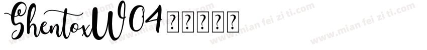 ShentoxW04字体转换