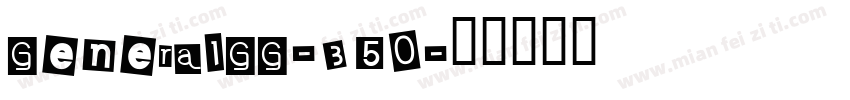 GeneralGG-350字体转换