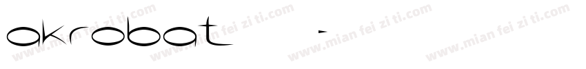 akrobat字体下载字体转换