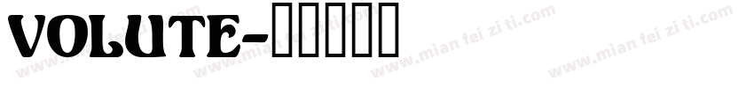 Volute字体转换