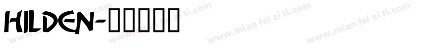 Hilden字体转换
