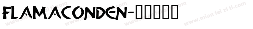 flamaconden字体转换