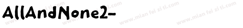 AllAndNone2字体转换