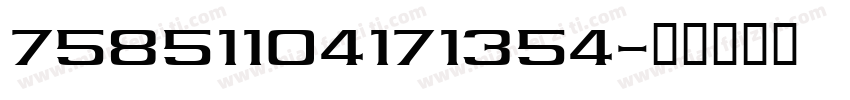 75851104171354字体转换