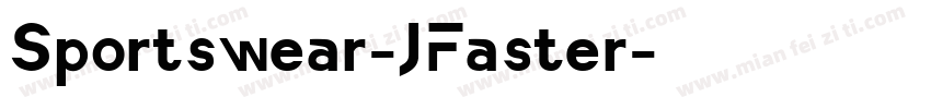 Sportswear-JFaster字体转换