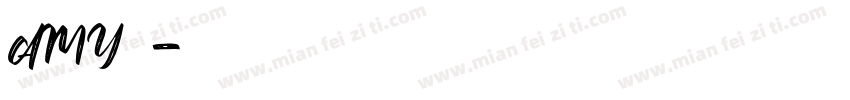 AMY字体字体转换