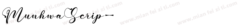MunhwaScrip字体转换