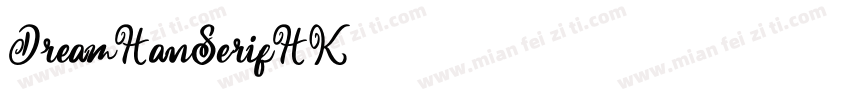 DreamHanSerifHK字体转换