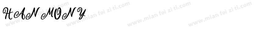 HANMONY字体转换