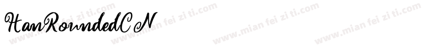 HanRoundedCN字体转换