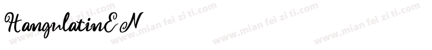 HangulatinEN字体转换