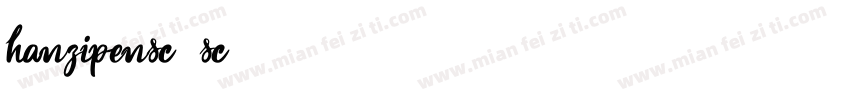 hanzipensc-sc字体转换