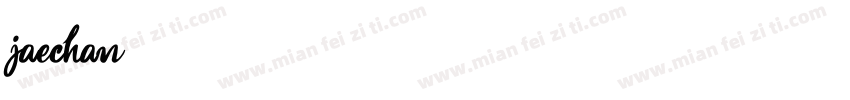 jaechan字体转换