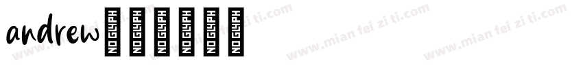 andrew字体转换