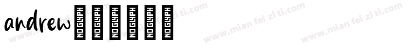 andrew字体转换