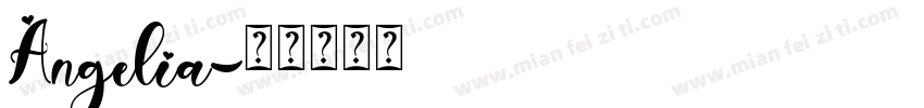 Angelia字体转换