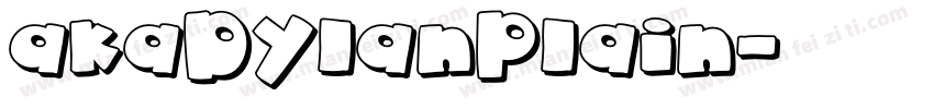 akaDylanPlain字体转换
