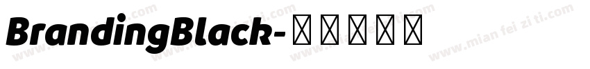 BrandingBlack字体转换