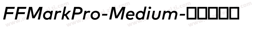 FFMarkPro-Medium字体转换