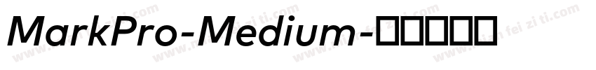 MarkPro-Medium字体转换
