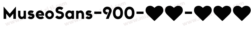 MuseoSans-900-常规字体转换