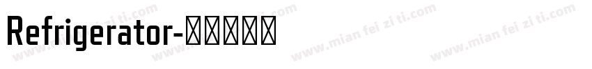 Refrigerator字体转换