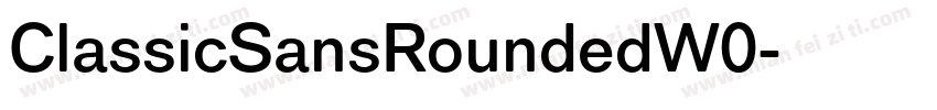 ClassicSansRoundedW0字体转换