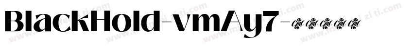 BlackHold-vmAy7字体转换