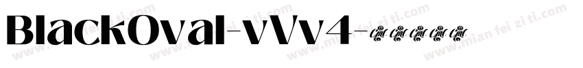 BlackOval-vVv4字体转换