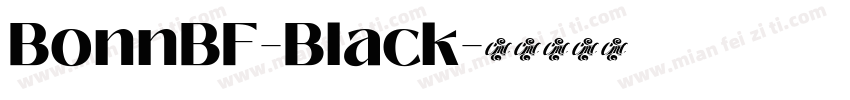 BonnBF-Black字体转换