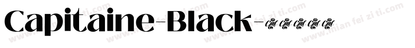 Capitaine-Black字体转换
