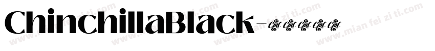 ChinchillaBlack字体转换