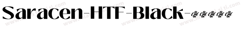 Saracen-HTF-Black字体转换