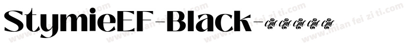 StymieEF-Black字体转换