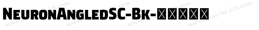 NeuronAngledSC-Bk字体转换