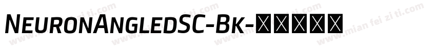 NeuronAngledSC-Bk字体转换