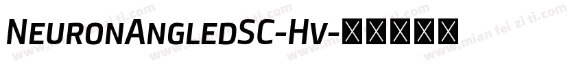 NeuronAngledSC-Hv字体转换