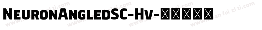 NeuronAngledSC-Hv字体转换