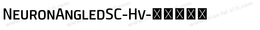 NeuronAngledSC-Hv字体转换